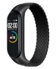 Randmerihm Solo Loop Nylon Braided Band (Mi Band 6/5/4) XS 140-150mm, must