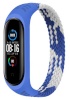 Randmerihm Solo Loop Nylon Braided Band (Mi Band 6/5/4) XS 140-150mm, sinine/valge