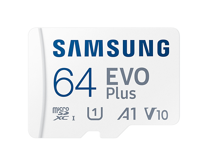 Samsung mälukaart microSDXC EVO Plus 64GB + Adapter MB-MC64KA/EU