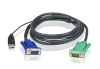 Aten switch 3M USB KVM Cable with 3 in 1 SPHD