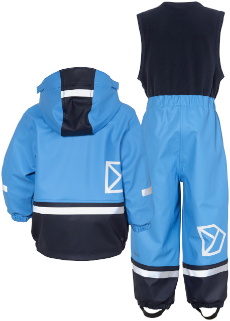 Didriksons vihmakomplekt Boardman Kids Set sinine - suurus 100