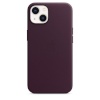 Apple kaitsekest iPhone 13 Leather Case with MagSafe - Dark Cherry, tumelilla