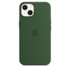 Apple kaitsekest iPhone 13 Silicone Case with MagSafe - Clover, tumeroheline