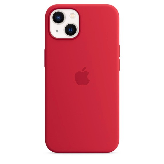 Apple kaitsekest iPhone 13 Silicone Case with MagSafe - (PRODUCT) RED, punane