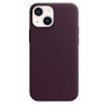 Apple kaitsekest iPhone 13 mini Leather Case with MagSafe - Dark Cherry, tumelilla