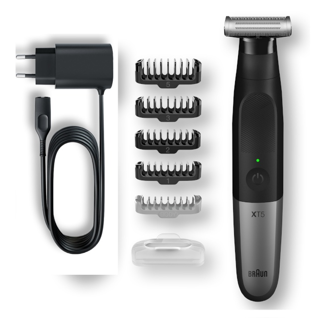 Braun habemepiiraja/piirel, pardel ja kehahoolduskomplekt meestele XT5100 Braun Series X
