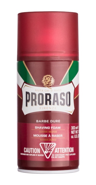 PRORASO raseerimisvaht Red Shaving Foam 300ml, meestele