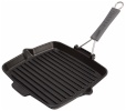 Staub pann Square Grill Pan 24cm cast iron, must, induction