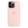 Apple kaitsekest iPhone 13 Pro Silicone Case with MagSafe - Chalk Pink, heleroosa