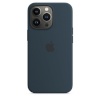Apple kaitsekest iPhone 13 Pro Silicone Case with MagSafe - Abyss Blue, tumesinine