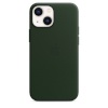 Apple kaitsekest iPhone 13 mini Leather Case with MagSafe - Sequoia Green, tumeroheline