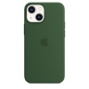 Apple kaitsekest iPhone 13 mini Silicone Case with MagSafe - Clover, tumeroheline