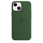 Apple kaitsekest iPhone 13 mini Silicone Case with MagSafe - Clover, tumeroheline