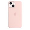 Apple kaitsekest iPhone 13 mini Silicone Case with MagSafe - Chalk Pink, heleroosa