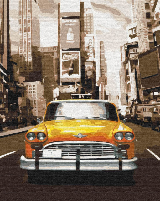 Symag numbrimaal Paint it! New York takso