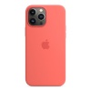 Apple kaitsekest iPhone 13 Pro Max Silicone Case with MagSafe - roosa Pomelo