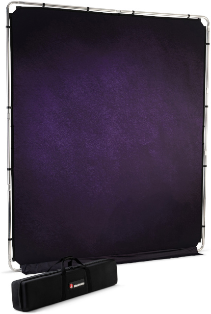 Manfrotto stuudio taust EzyFrame Vintage, aubergine