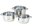 Maestro pottide komplekt MR-2020-6M Cookware Set, Stainless Steel, 6-osaline