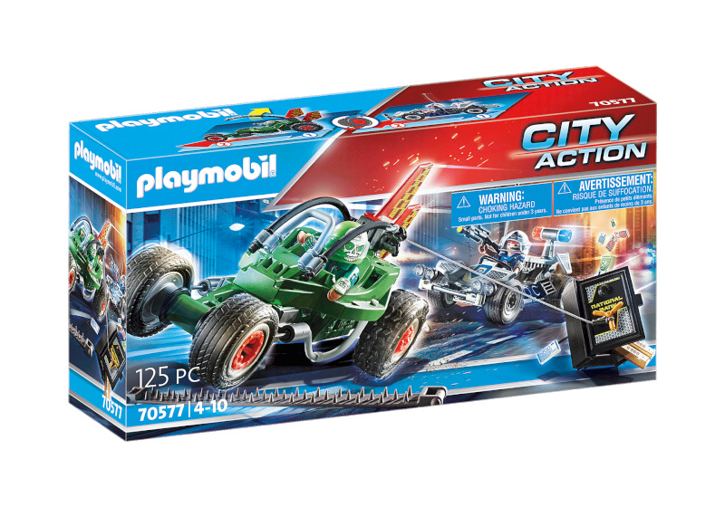 Playmobil klotsid City Action Police Go-Kart Escape 70577