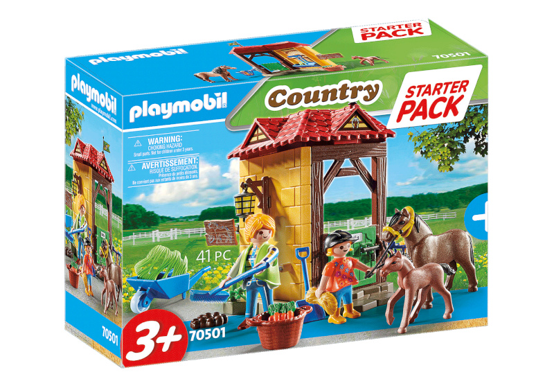 Playmobil klotsid Country Starter Pack Horse Farm 70501