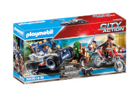 Playmobil klotsid City Action Police Off-Road Car with Jewel Thief (70570)