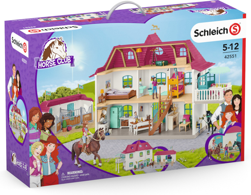 Schleich komplekt Horse Club Lakeside Country House + Stable (42551)