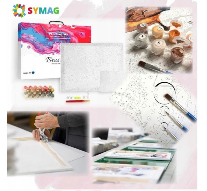 Symag Obraz Paint it! Malowanie po numerach. Fantastyczny jeleń