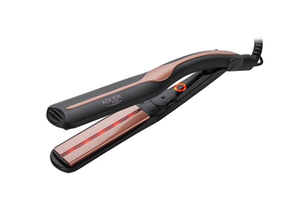 Adler juuksesirgendaja AD 2318 Infrared Hair Straightener, must/roosa kuld