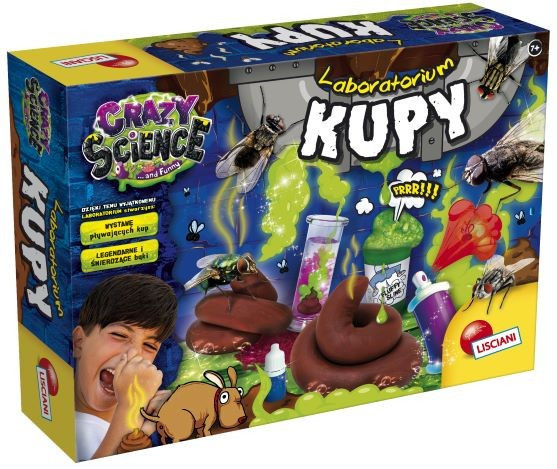 Lisciani hariduslik mängukomplekt Educational kit Crazy Science Poop laboratory