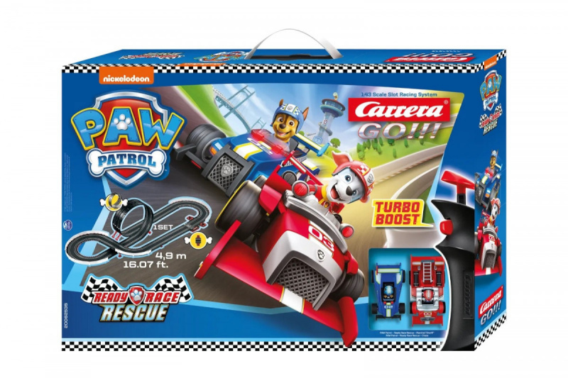 Carrera autoringrada GO!!! Paw Patrol Ready Race Rescue 4,9m