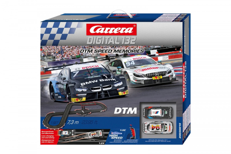 Carrera autoringrada DIGITAL DTM Speed Memories 7,3m