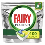 Fairy Platinum All in One’i nõudepesumasina tabletid Lemon, 100tk