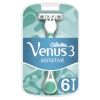 Gillette naiste ühekordsed raseerijad Venus3 Sensitive, 6tk pakis