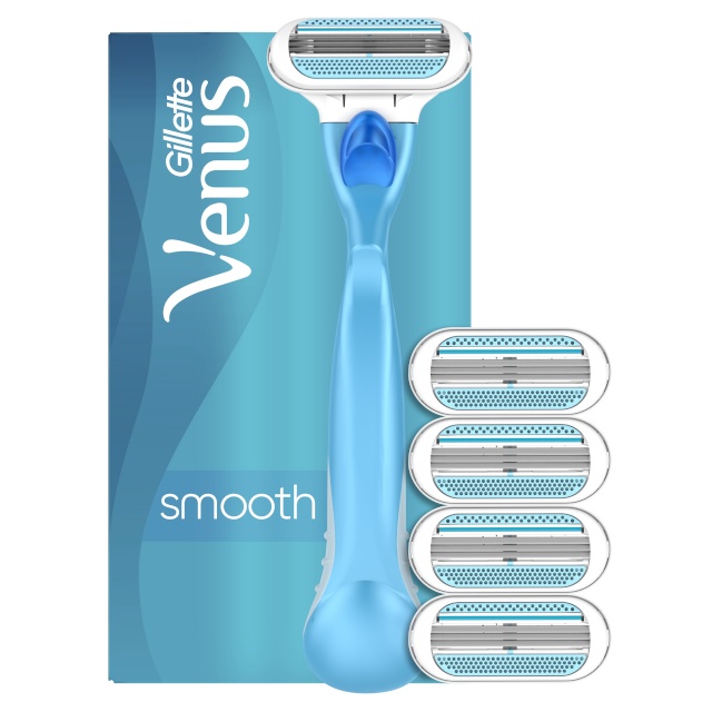Gillette raseerija Venus Smooth + 4 tera