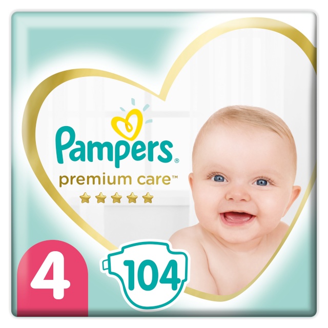 Pampers mähkmed Premium Care suurus 4 (Maxi)- 8–14 Kg, 104 tk