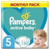 Pampers mähkmed Active Baby, suurus 5, 150 tk, 11kg-16 kg