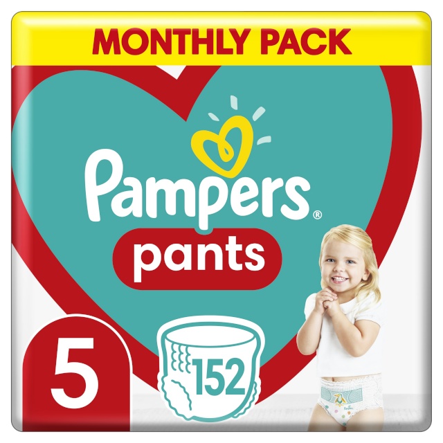 Pampers püksmähkmed Pants, suurus 5, 12kg-17kg, 152 tk
