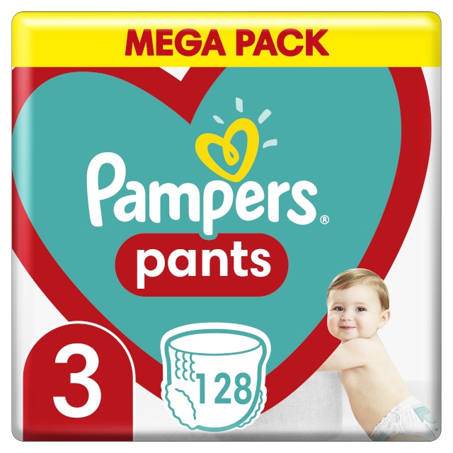 Pampers mähkmed Pants, suurus 3, 128 tk, 6kg-11kg