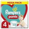 Pampers mähkmed Pants, suurus 4, 108 tk, 9kg-15kg