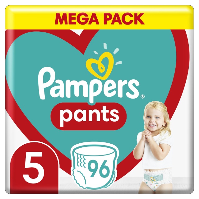 Pampers mähkmed Pants, suurus 5, 96 tk, 12kg-17kg