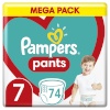 Pampers mähkmed Pants, suurus 7, 74 tk, 17kg+