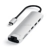 Satechi USB jagaja USB-C Multiport HDMI/2xUSB3/1xUSBC/SD/LAN, hõbedane