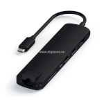 Satechi USB jagaja USB-C Multiport HDMI/2xUSB3/1xUSBC/SD/LAN Mus