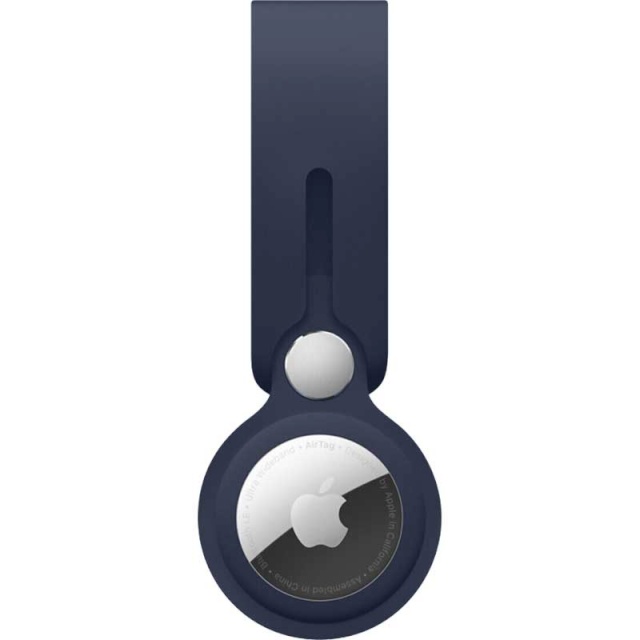 Apple ümbris AirTag Leather Loop Deep Navy, sinine
