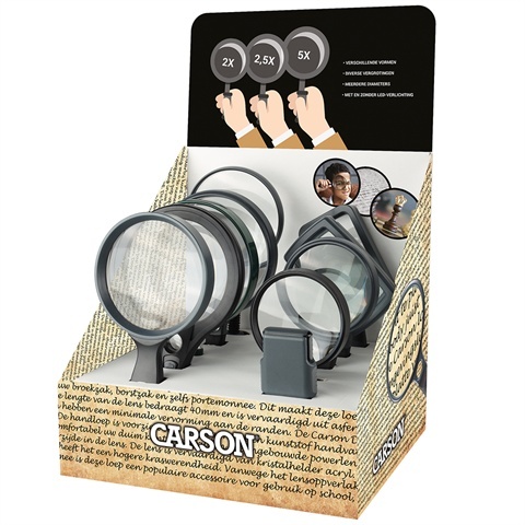 Carson Magnifiers Promo Set with Free Counter Display