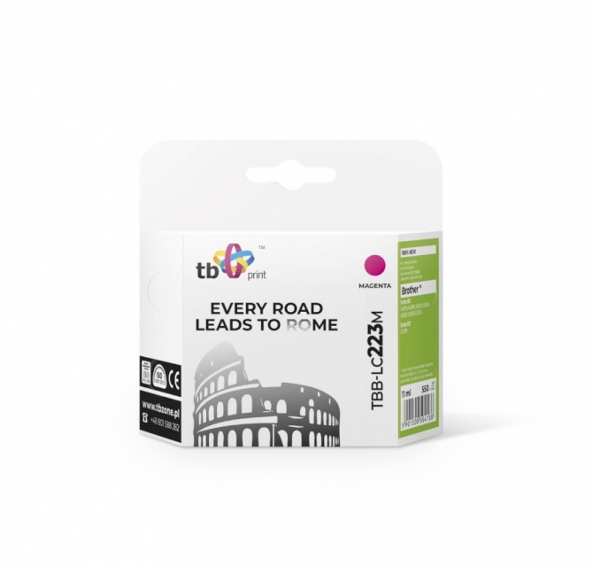 TB Print tindikassett Brother LC223 TBB-LC223M MA magenta