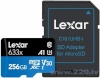 Lexar mälukaart microSDXC High-Performance 633x UHS-I 256GB, Class 10, U3, V30, A1, 45 MB/s, 100 MB/s