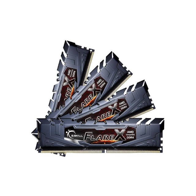 G.Skill mälu Flare X 64GB DDR4 (4x16GB) 3200MHz CL16 64GFX