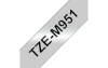 Brother etiketiprinteri etiketid TZe-M951 24mm, hõbe/must