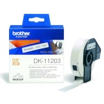 Brother etiketiprinteri etiketid File Folder Labels DK-11203, valge/must